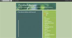 Desktop Screenshot of chefcaroline.blogspot.com