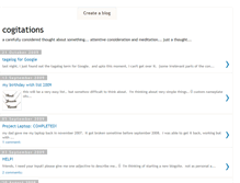 Tablet Screenshot of barncogitations.blogspot.com