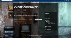 Desktop Screenshot of eventsandtravels.blogspot.com