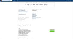 Desktop Screenshot of americanbroadband.blogspot.com