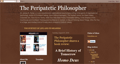 Desktop Screenshot of peripateticphilosopher.blogspot.com