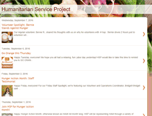 Tablet Screenshot of humanitarianserviceproject.blogspot.com