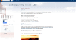 Desktop Screenshot of costengineeringsystem.blogspot.com