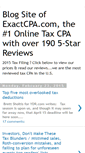 Mobile Screenshot of exactcpa.blogspot.com