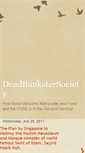 Mobile Screenshot of deadbankstersociety.blogspot.com