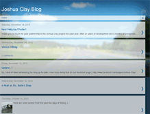 Tablet Screenshot of joshuaclay.blogspot.com