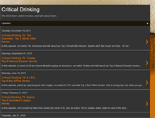 Tablet Screenshot of criticaldrinkingpodcast.blogspot.com