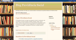 Desktop Screenshot of blogprevidenciasocial.blogspot.com