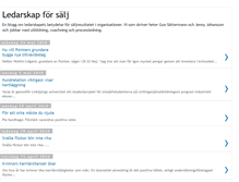 Tablet Screenshot of ledarskapforsalj.blogspot.com