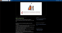 Desktop Screenshot of institutoteologicohispano.blogspot.com