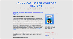 Desktop Screenshot of jonnycatlittercoupons.blogspot.com