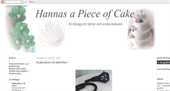 Desktop Screenshot of hannaspieceofcake.blogspot.com