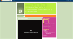 Desktop Screenshot of historiadelarteyarqueologia.blogspot.com