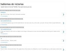 Tablet Screenshot of hablemosdvictorias.blogspot.com