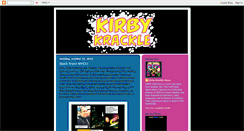 Desktop Screenshot of kirbykracklemusic.blogspot.com