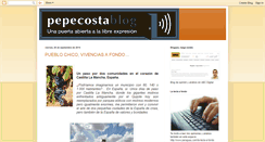 Desktop Screenshot of pepecostablog.blogspot.com