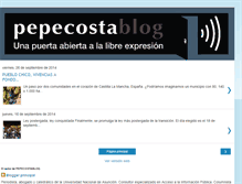 Tablet Screenshot of pepecostablog.blogspot.com