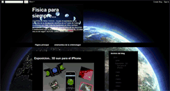 Desktop Screenshot of fisicaparasiempre.blogspot.com