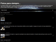 Tablet Screenshot of fisicaparasiempre.blogspot.com