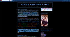 Desktop Screenshot of paintingadaybyolva.blogspot.com