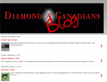 Tablet Screenshot of diamond-a-canadians.blogspot.com