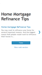 Mobile Screenshot of home-mortgage-refinance-tips.blogspot.com