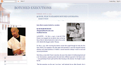 Desktop Screenshot of joesbotchedexecutions.blogspot.com