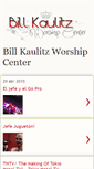 Mobile Screenshot of billkaulitzwordshipcenter.blogspot.com