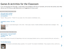 Tablet Screenshot of gamesandactivities.blogspot.com