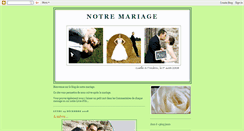 Desktop Screenshot of gaellefred-mariage2008.blogspot.com