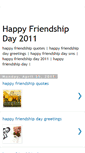 Mobile Screenshot of happyfriendshipdays.blogspot.com