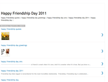 Tablet Screenshot of happyfriendshipdays.blogspot.com