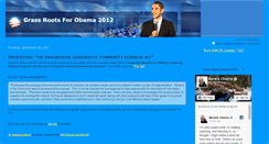 Desktop Screenshot of grassroots4obama.blogspot.com