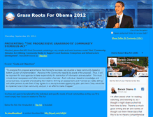 Tablet Screenshot of grassroots4obama.blogspot.com