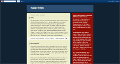 Desktop Screenshot of happystich.blogspot.com