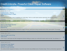 Tablet Screenshot of credit-umbrella.blogspot.com