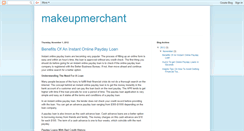 Desktop Screenshot of makeupmerchant.blogspot.com