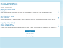 Tablet Screenshot of makeupmerchant.blogspot.com