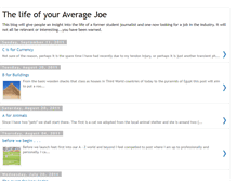 Tablet Screenshot of journojoe.blogspot.com