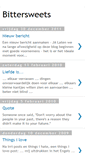 Mobile Screenshot of bittersweet-bittersweets.blogspot.com