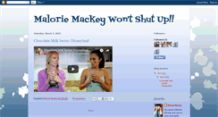 Desktop Screenshot of maloriemackey.blogspot.com