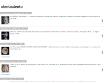 Tablet Screenshot of olentoalento.blogspot.com