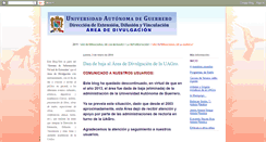 Desktop Screenshot of divulgacion-uagro.blogspot.com