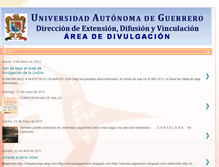 Tablet Screenshot of divulgacion-uagro.blogspot.com