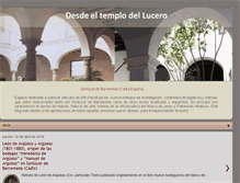 Tablet Screenshot of desdetemplolucero.blogspot.com