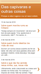Mobile Screenshot of dascapivaraseoutrascoisas.blogspot.com