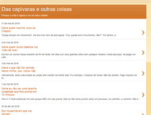 Tablet Screenshot of dascapivaraseoutrascoisas.blogspot.com