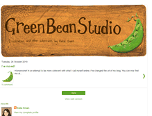 Tablet Screenshot of greenbeanstudio.blogspot.com