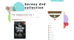 Desktop Screenshot of barneydvdcollectionhot.blogspot.com