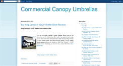 Desktop Screenshot of commercialcanopyumbrellas.blogspot.com